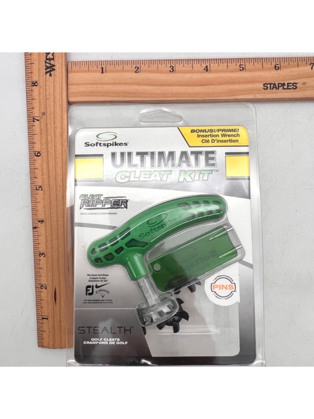Softspikes Ultimate Cleat Kit With 5 Stealth Golf Cleats, Ripper Tool, & Wrench - Picture 9 of 10